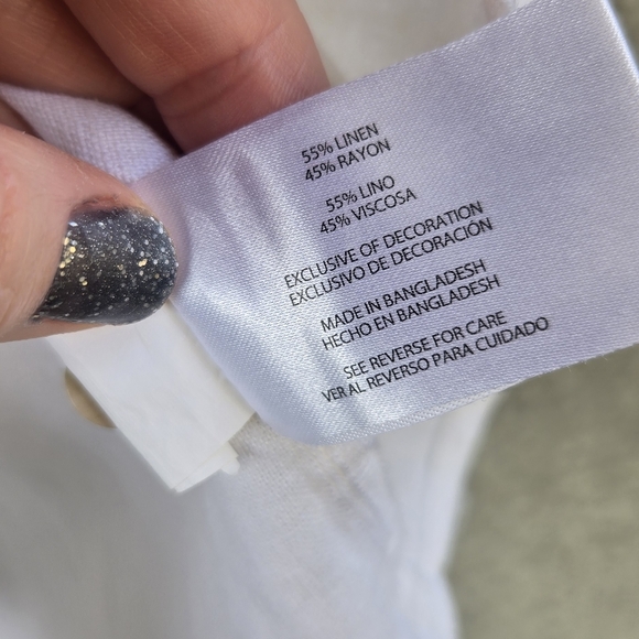 Orvis Linen Blend Button Down Shirt - Picture 5 of 7